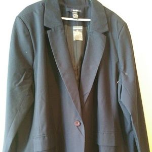 Navy Blue plus size blazer